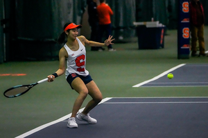 In SU's loss to Georgia Tech, Shiori Ito went undefeated in her singles and doubles matches.